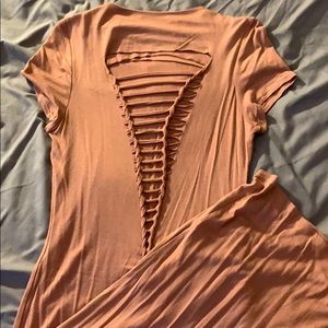 Open back bodycon dress